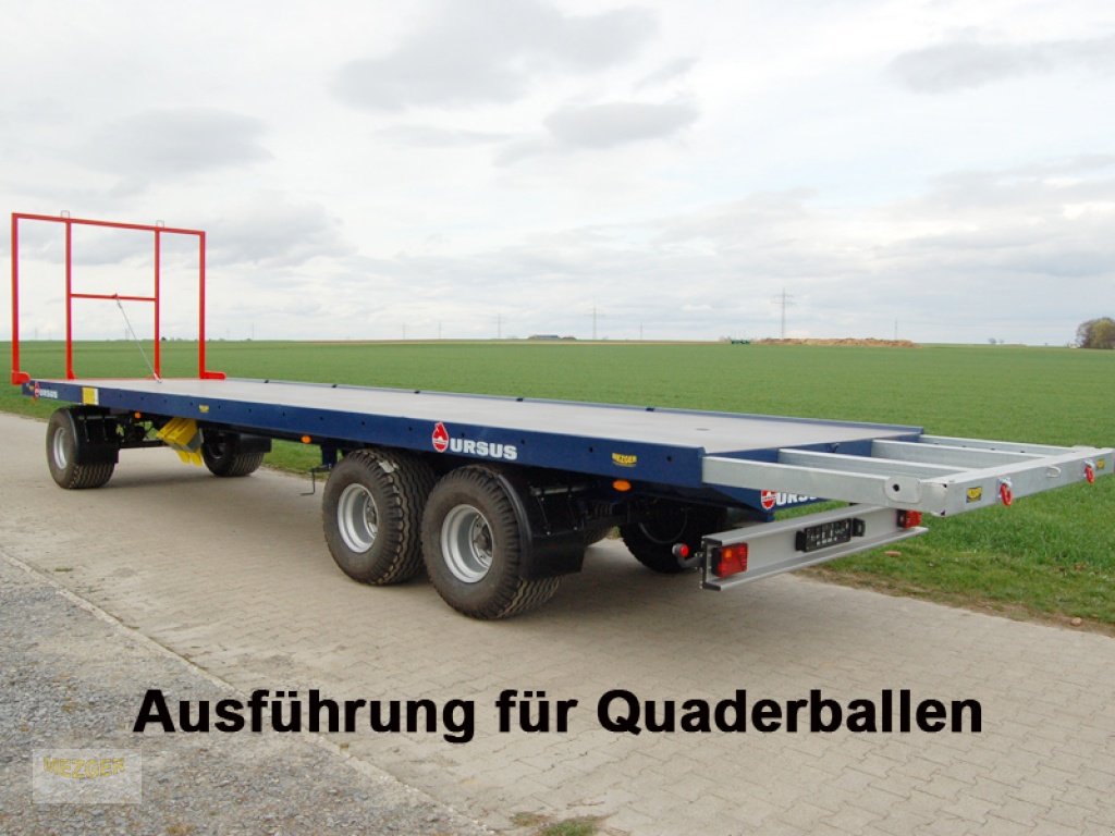 Ballensammelwagen a típus Ursus Ballenwagen UBW18 (Plattformwagen, Ballenanhänger), Neumaschine ekkor: Ditzingen (Kép 3)