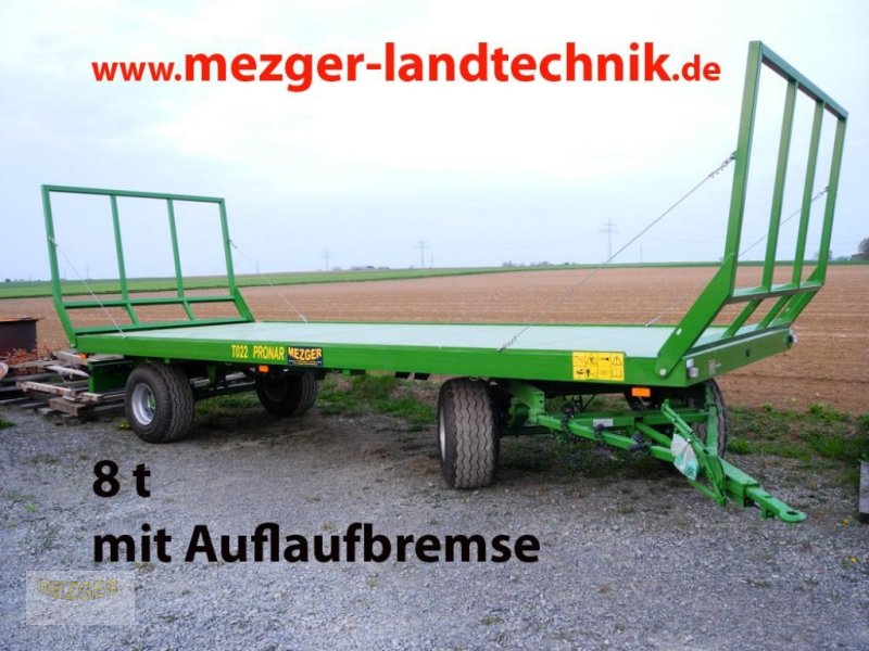 Ballensammelwagen a típus PRONAR T022 (Auflaufbremse), Neumaschine ekkor: Ditzingen (Kép 1)