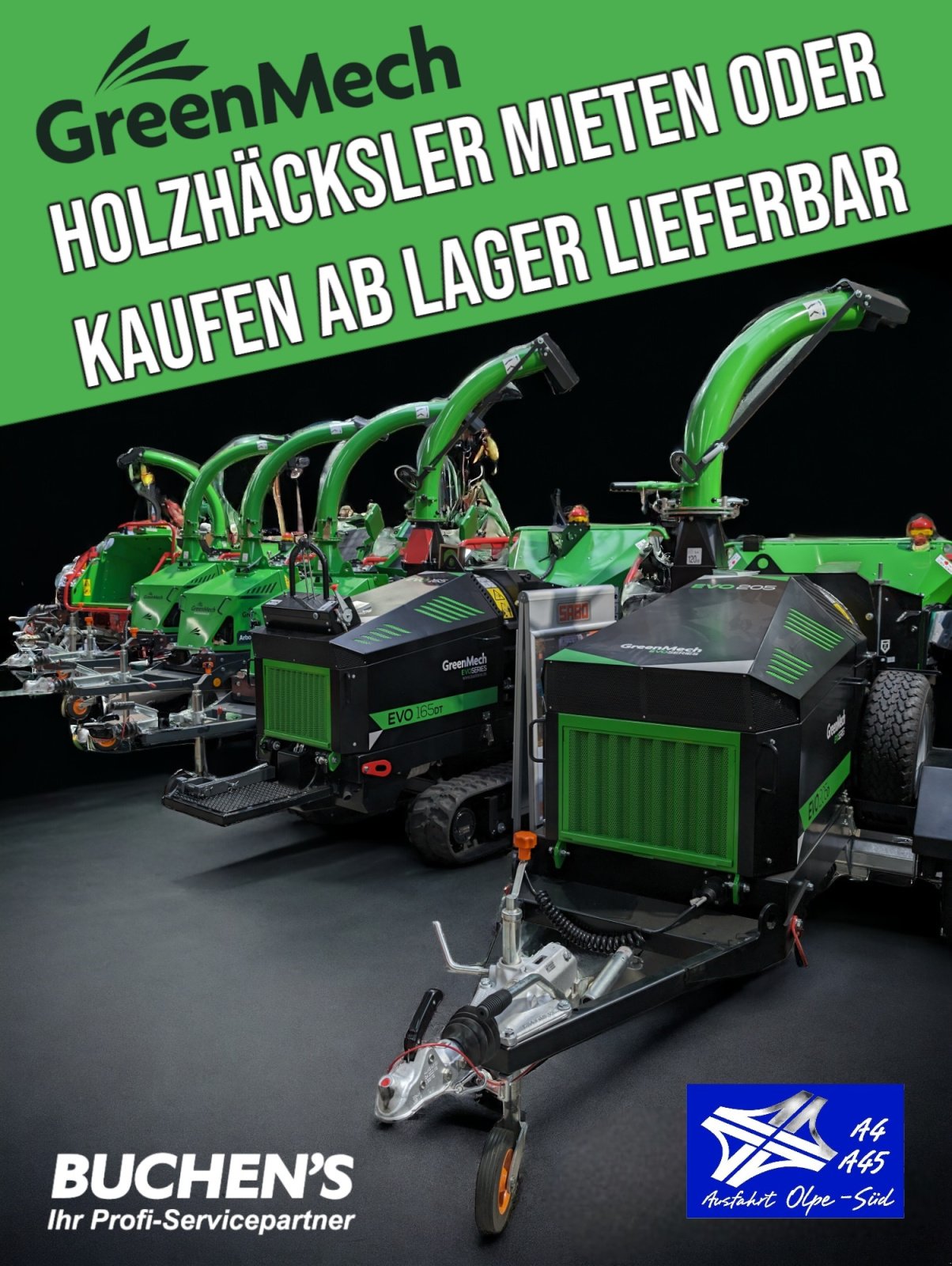 Holzhacker & Holzhäcksler a típus GreenMech ECO TMP 150, Neumaschine ekkor: Olpe (Kép 2)