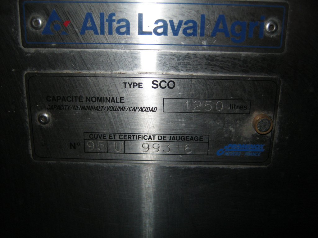 Melkanlage a típus Alfa Laval Milchkühlwanne, Wärmerückgewinnung, Vakuumpumpe VP77, WASCHAUTOMAT ALW 3000, Gebrauchtmaschine ekkor: Weißenstadt (Kép 3)