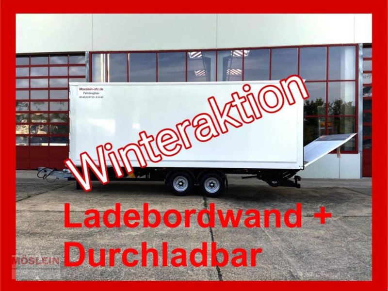 Anhänger a típus Möslein TK0105D-L Weiß Tandem Koffer, Ladebordwand 1,5 t, Gebrauchtmaschine ekkor: Schwebheim (Kép 1)