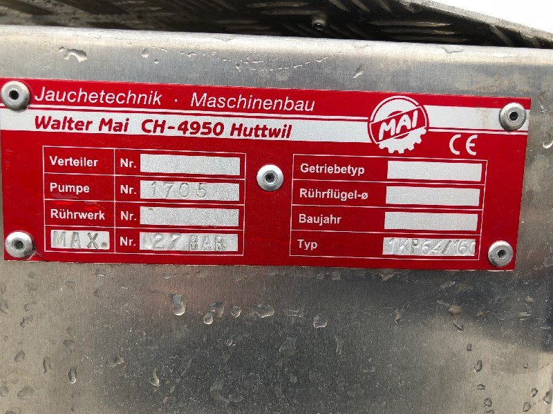 Sonstige Düngung & Pflanzenschutztechnik a típus Sonstige 1KP64/160 Kolbenpumpe, Gebrauchtmaschine ekkor: Chur (Kép 5)