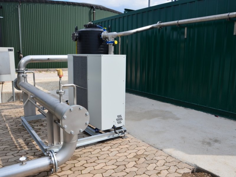BHKW & Blockheizkraftwerk a típus enkotherm Biogaskühlung, Neumaschine ekkor: Merkendorf (Kép 1)