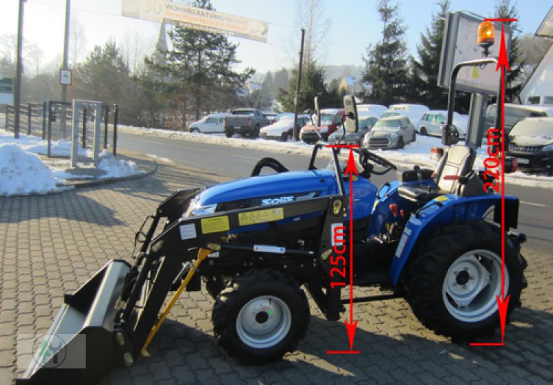 Traktor a típus Solis Kleintraktor SOLIS 20 Traktor mit Allrad Frontlader 1,20m neu (Aufpreis KFZ-Brief), Neumaschine ekkor: Schwarzenberg (Kép 2)