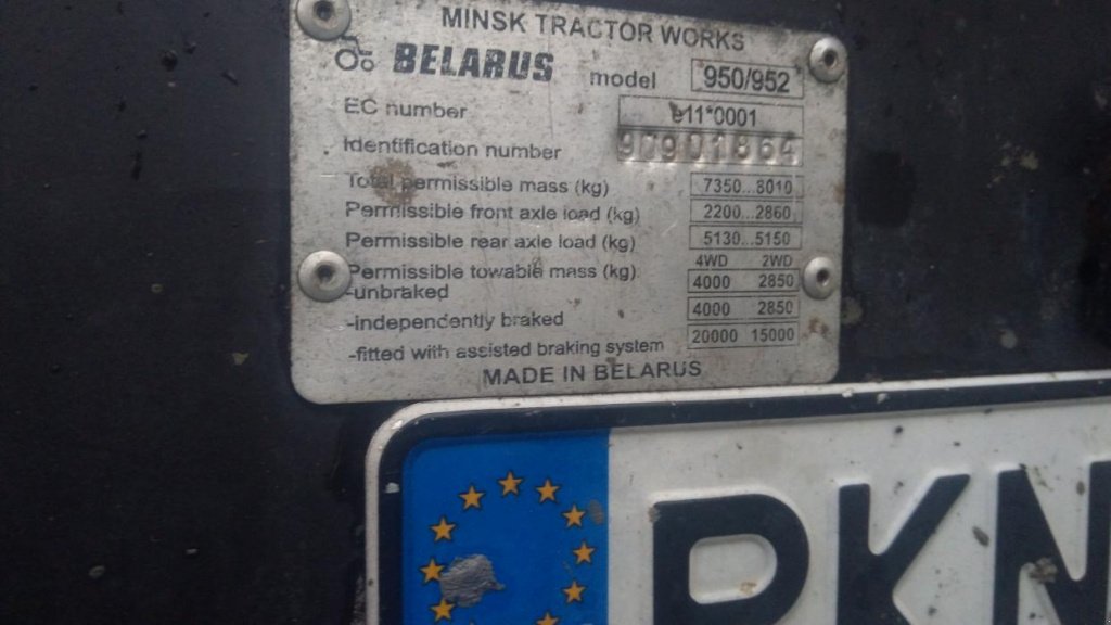 Oldtimer-Traktor a típus Belarus Беларус-952, Neumaschine ekkor: Здолбунів (Kép 8)