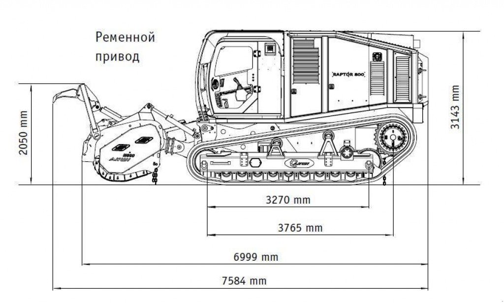 Straßenfräse a típus Prinoth Raptor 800, Gebrauchtmaschine ekkor: Київ (Kép 2)