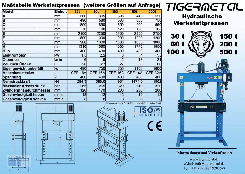 Sonstiges a típus Tigermetal Richtpresse 60 Tonnen t, Neumaschine ekkor: Burtenbach (Kép 7)